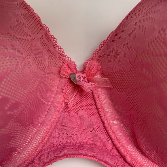 Victoria's Secret Pink Lace Body By Victoria Lightly Lined Demi Bra - Picture 5 of 6
